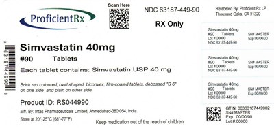 Simvastatin 40mg.jpg 63187-449-30 - Simvastatin 40mg